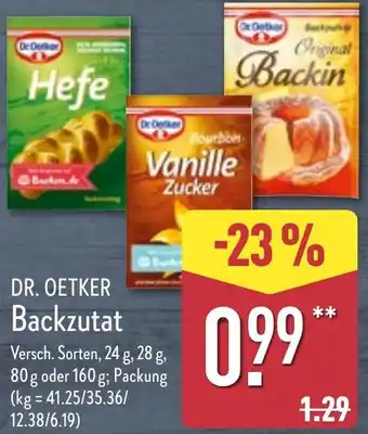 Aldi Nord DR. OETKER Backzutat Angebot