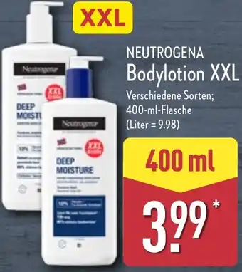 Aldi Nord NEUTROGENA Bodylotion XXL Angebot