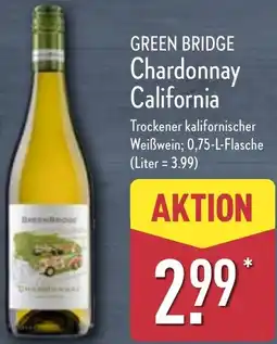 Aldi Nord GREEN BRIDGE Chardonnay California Angebot