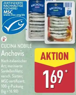 Aldi Nord CUCINA NOBILE Anchovis Angebot