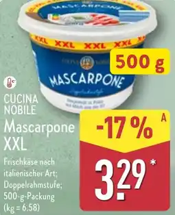 Aldi Nord CUCINA NOBILE Mascarpone XXL Angebot