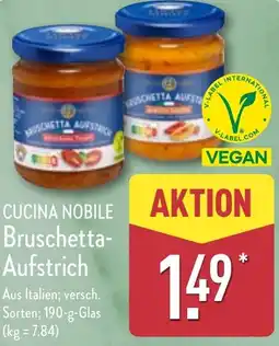 Aldi Nord CUCINA NOBILE Bruschetta Aufstrich Angebot