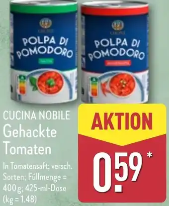 Aldi Nord CUCINA NOBILE Gehackte Tomaten Angebot