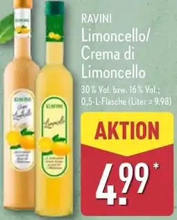 Aldi Nord RAVINI Limoncello/ Crema di Limoncello Angebot