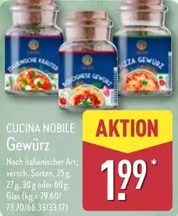 Aldi Nord CUCINA NOBILE Gewürz Angebot