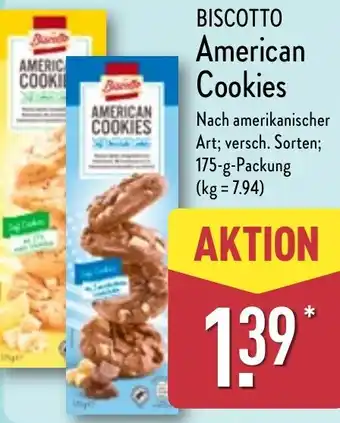 Aldi Nord BISCOTTO American Cookies Angebot