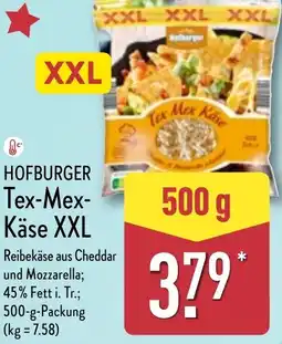 Aldi Nord HOFBURGER Tex-Mex Käse XXL Angebot