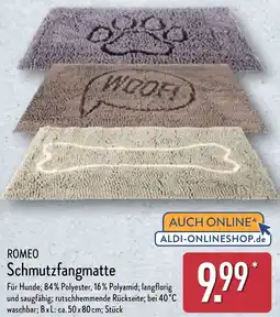 Aldi Nord ROMEO Schmutzfangmatte Angebot