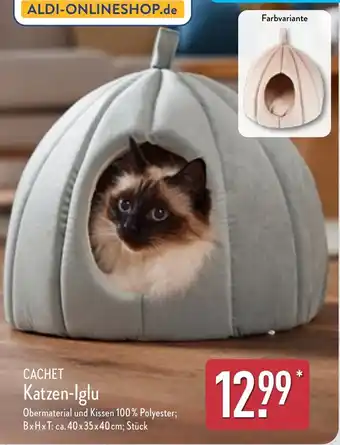 Aldi Nord CACHET Katzen-Iglu Angebot