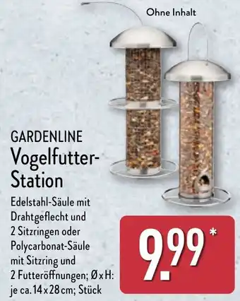 Aldi Nord GARDENLINE Vogelfutter Station Angebot