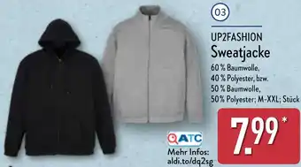 Aldi Nord UP2FASHION Sweatjacke Angebot