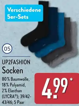 Aldi Nord UP2FASHION Socken Angebot