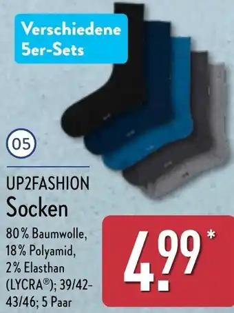 Aldi Nord UP2FASHION Socken Angebot