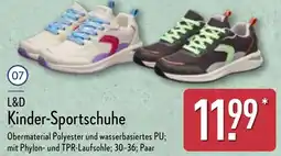 Aldi Nord L&D Kinder-Sportschuhe Angebot