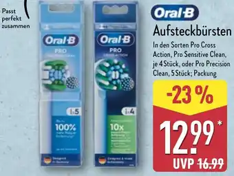 Aldi Nord Oral B Aufsteckbürsten Angebot