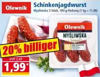Norma Olewnik Schinkenjagdwurst Angebot
