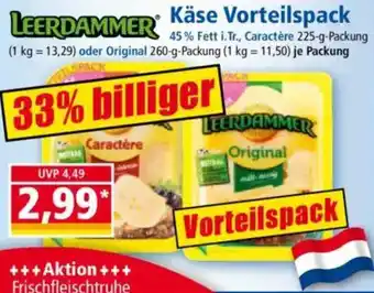 Norma LEERDAMMER Käse Vorteilspack Angebot