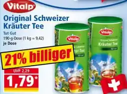 Norma Vitalp Original Schweizer Kräuter Tee Angebot