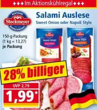 Norma Stockmeyer Salami Auslese Angebot