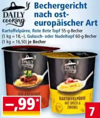 Norma DAILY cooking Bechergericht nach osteuropäischer Art Angebot