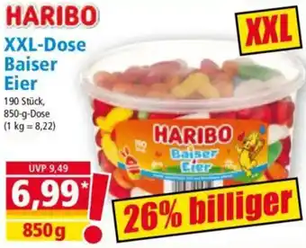 Norma HARIBO XXL-Dose Baiser Eier Angebot