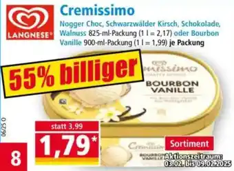 Norma Langnese Cremissimo Angebot