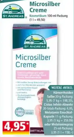 Norma ST. ANDREAS Microsilber Creme Angebot