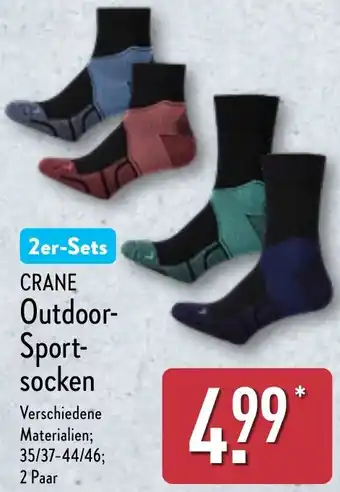 Aldi Nord CRANE Outdoor Sportsocken Angebot