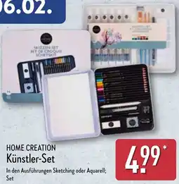 Aldi Nord HOME CREATION Künstler-Set Angebot