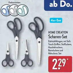 Aldi Nord HOME CREATION Scheren-Set Angebot