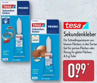 Aldi Nord tesa Sekundenkleber Angebot