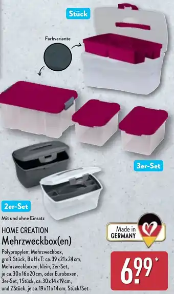 Aldi Nord HOME CREATION Mehrzweckbox(en) Angebot