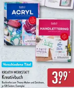 Aldi Nord KREATIV-WERKSTATT Kreativbuch Angebot