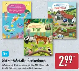 Aldi Nord Glitzer-/Metallic-Stickerbuch Angebot