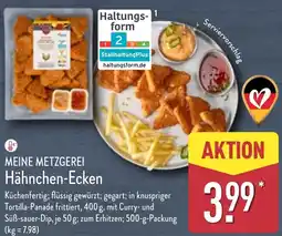 Aldi Nord MEINE METZGEREI Hähnchen-Ecken Angebot