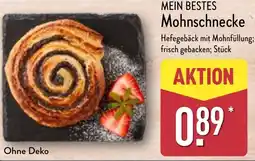 Aldi Nord MEIN BESTES Mohnschnecke Angebot