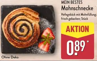 Aldi Nord MEIN BESTES Mohnschnecke Angebot