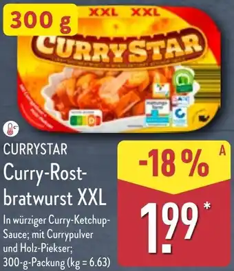 Aldi Nord CURRYSTAR Curry-Rostbratwurst XXL Angebot