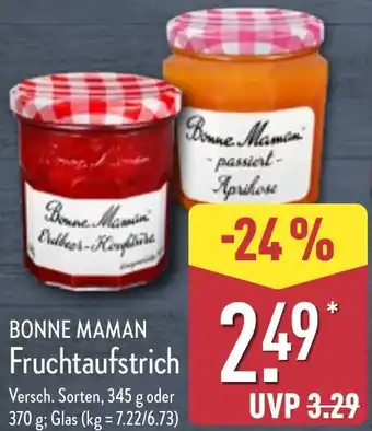 Aldi Nord BONNE MAMAN Fruchtaufstrich Angebot