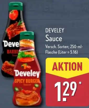 Aldi Nord DEVELEY Sauce Angebot