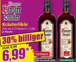 Norma Zinnaer Kloster Bruder Kräuterlikör Angebot