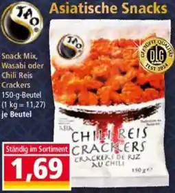 Norma TAO Asiatische Snacks Angebot