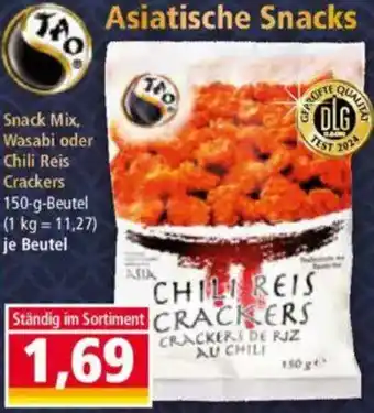 Norma TAO Asiatische Snacks Angebot