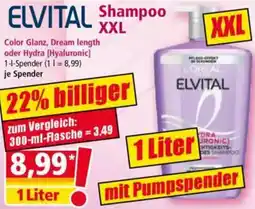 Norma ELVITAL Shampoo XXL Angebot