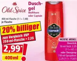 Norma Old Spice Duschgel Angebot