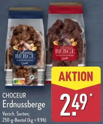 Aldi Nord CHOCEUR Erdnussberge Angebot