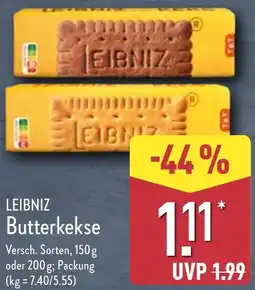 Aldi Nord LEIBNIZ Butterkekse Angebot