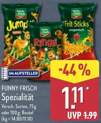 Aldi Nord FUNNY-FRISCH Spezialität Angebot