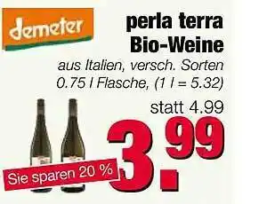 Edeka Scherer Perla Terra Bio Weine Angebot