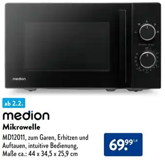 Aldi Nord medion Mikrowelle Angebot